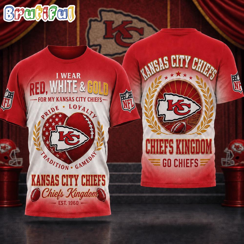 Kansas City Chiefs NFL Pride Loyalty Tradition 3D Shirt