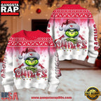 Kansas City Chiefs NFL x The Grinch 2025 Edition Ugly Christmas Sweater