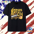 Kansas City Chiefs ornate football script logo T Shirt