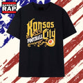 Kansas City Chiefs ornate football script logo T Shirt.jfif