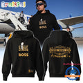 Kansas City Chiefs Patrick Mahomes Super Bowl LIX BOSS Hoodie T-Shirt