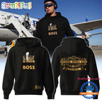Kansas City Chiefs Patrick Mahomes Super Bowl LIX BOSS Hoodie T-Shirt