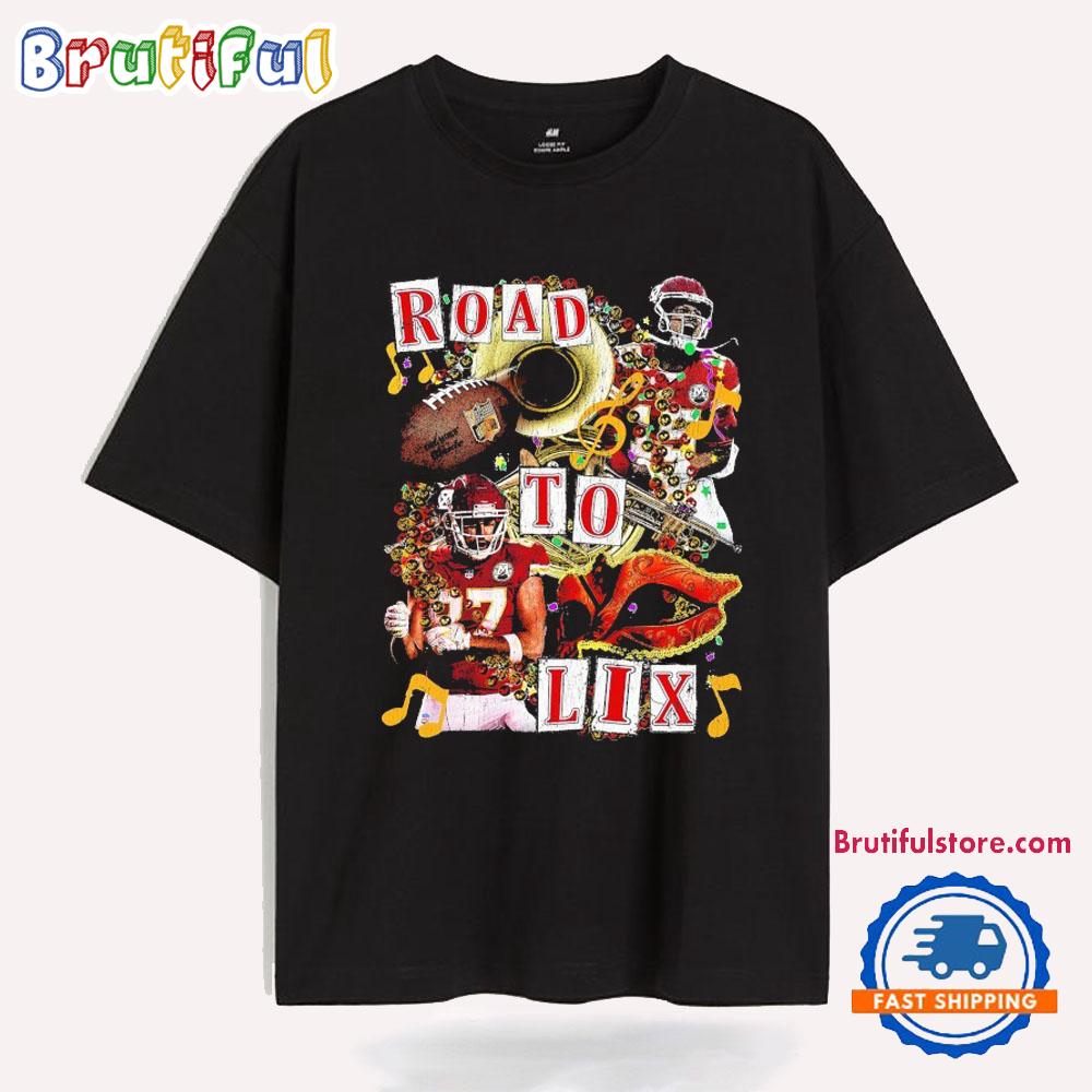 Kansas City Chiefs Road To LIX T Shirt