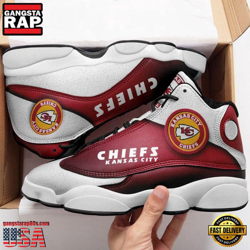 NFL Kansas City Chiefs Sport New Design Air Jordan 13 Running Sneakers Shoes
