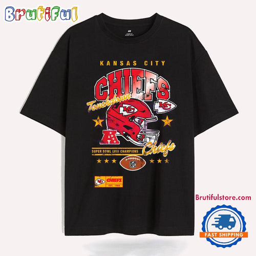 Kansas City Chiefs Touchdown Super Bowl Lviii Champions T Shirt