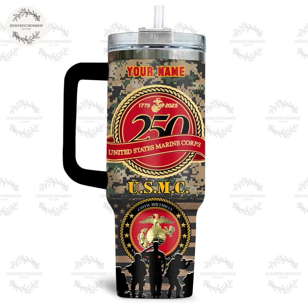 Kansas City Chiefs USMC 250th Limited Tumbler