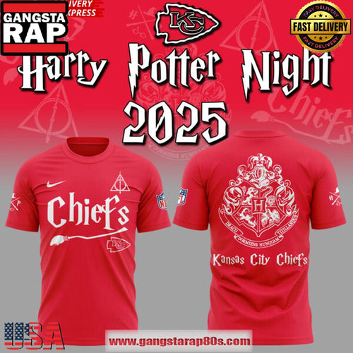 Kansas City Chiefs x Harry Potter Night 2025 Unisex T Shirt