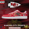 Kansas City Football NFL Team Logo Air Force 1 Sneakers Shoes Sneakers