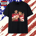 Kansas City Football Travis Kelce And Patrick Mahomes Vintage Graphic T Shirt