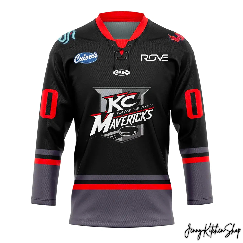 Kansas City Mavericks New 2025-26 Hockey Jersey