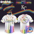 Kansas City Royals 2025 Happy Pride Month Limited Edition Baseball Jersey