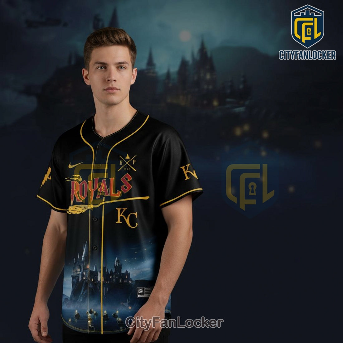 Kansas City Royals Harry Potter 25 Years of Magic Baseball Jersey