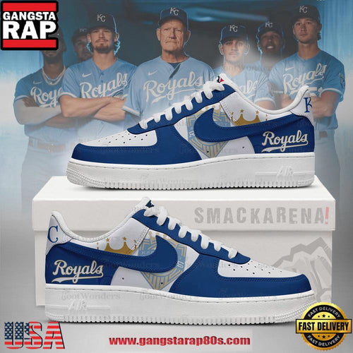 Kansas City Royals MLB Trending Sneakers Air Force 1 Low Top Shoes