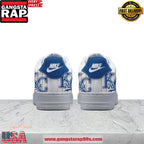 Kansas City Royals Reign The Zone Limited Edition Air Force 1 Running Sneakers Shoes