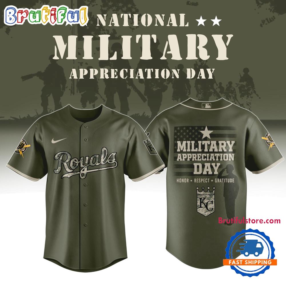 Kansas City Royals x Military Appreciation Day 2025 Baseball Jersey