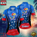MLB Kansas Jayhawks Team Logo Hot Summer Aloha Hawaiian Shirt