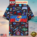 Kansas Jayhawks Solgan Beak’em Hawks True Fan Spirit Custom Name Aloha Hawaiian Shirt