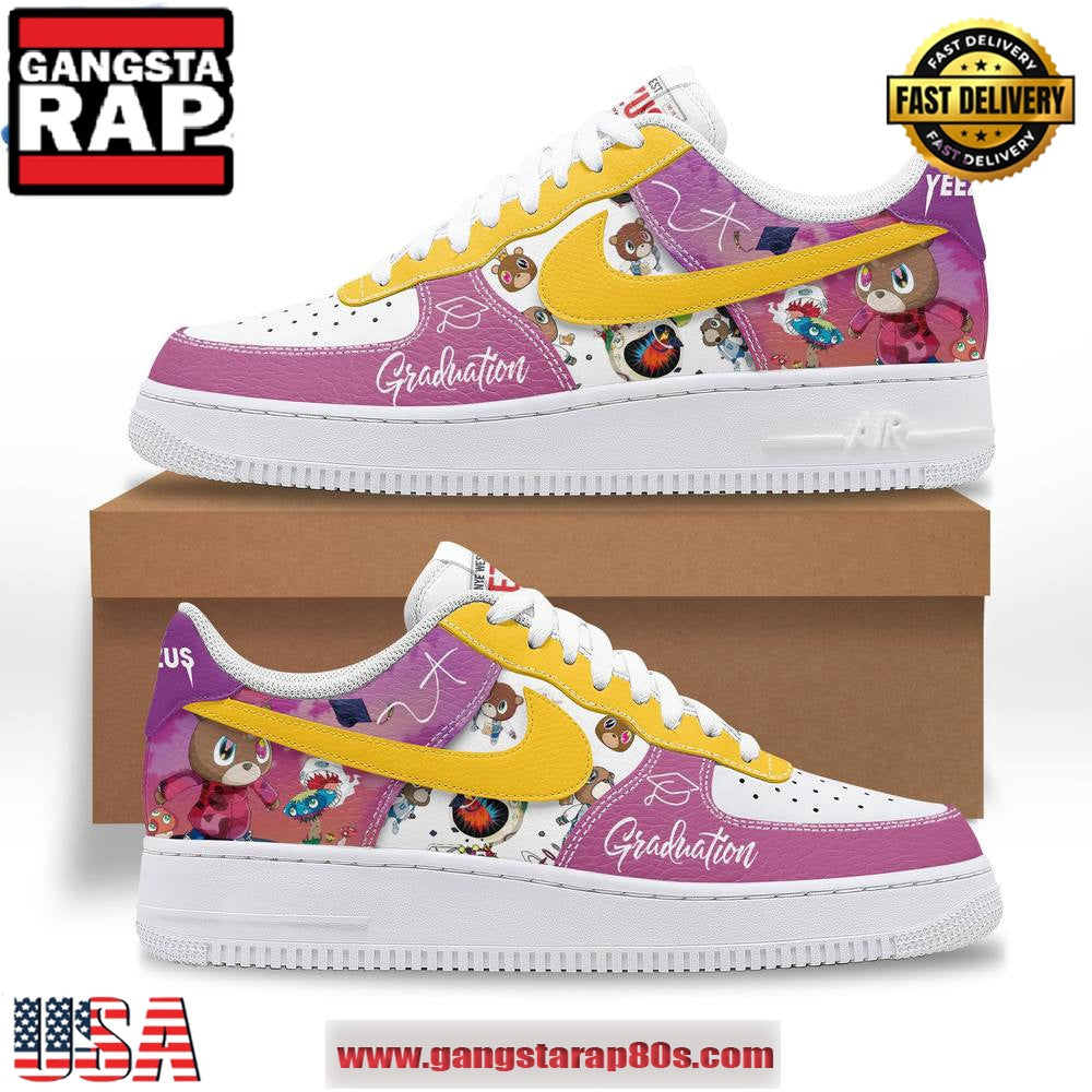 Kanye West Graduation Limited Edition Air Force 1 Sneakers Shoes