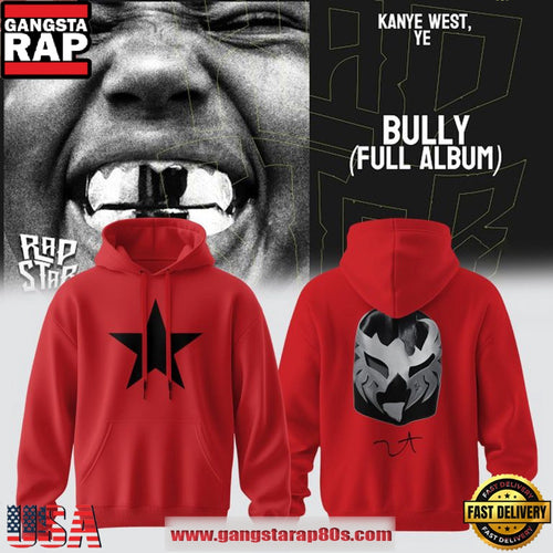 Kanye West Inspired Ye Bully Album 2026 Red Hoodie