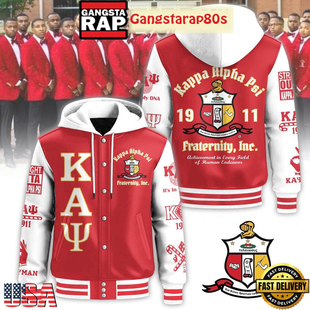 Kappa Alpha Psi 1911 Achievement In Every Field Of Human Endeavor New Edition Baseball Jacket