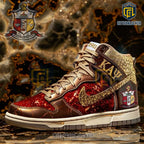 Kappa Alpha Psi 1911 Edition Crimson Gold Air Jordan 1 Sneakers
