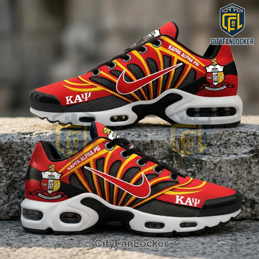 Kappa Alpha Psi Crimson and Cream TN-Sneakers