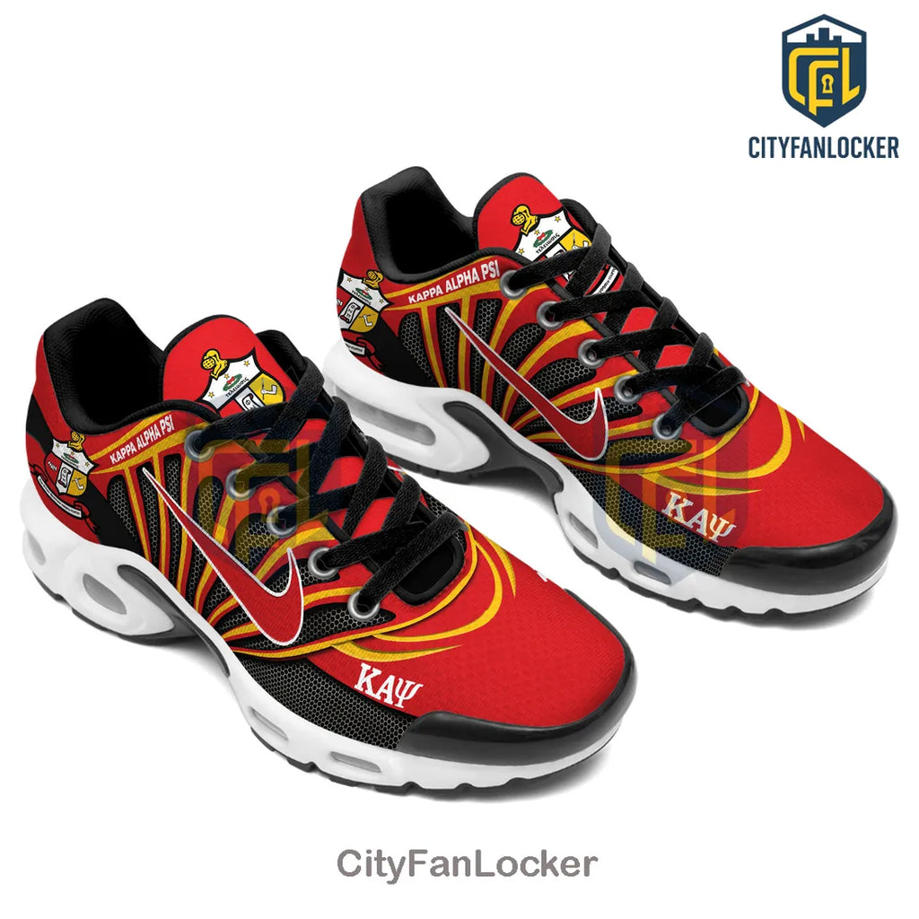 Kappa Alpha Psi Crimson and Cream TN-Sneakers
