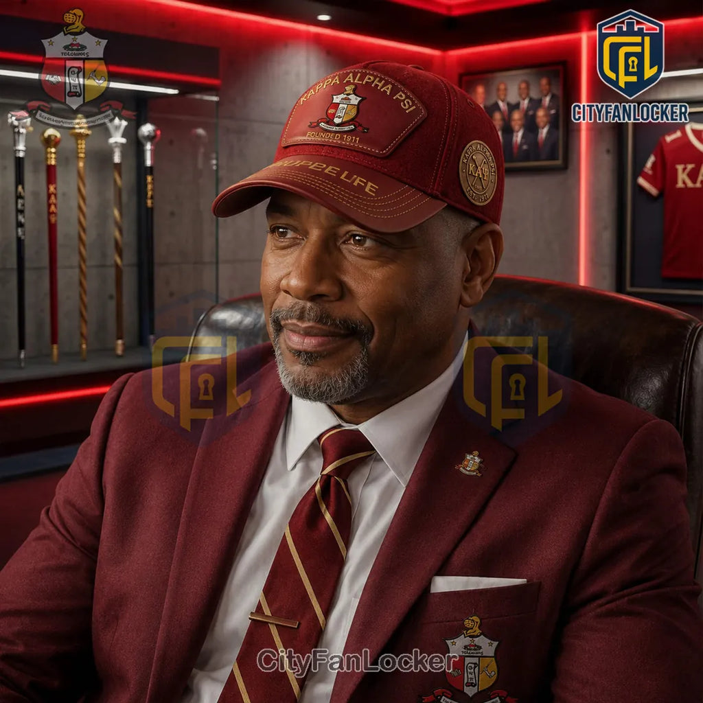Kappa Alpha Psi Founded 1911 Nupe Life Crimson Adjustable Cap