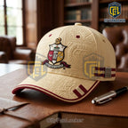Kappa Alpha Psi Fraternity Cream Embroidered Cap