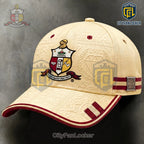 Kappa Alpha Psi Fraternity Cream Embroidered Cap