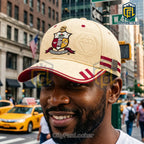 Kappa Alpha Psi Fraternity Cream Embroidered Cap