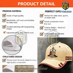 Kappa Alpha Psi Fraternity Cream Embroidered Cap