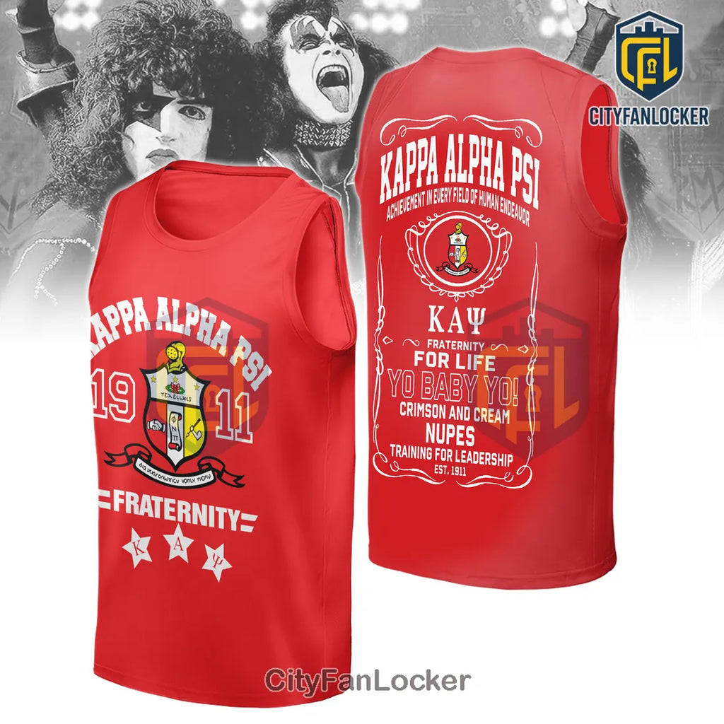 Kappa Alpha Psi Fraternity Crimson Red 1911 Red Shirt