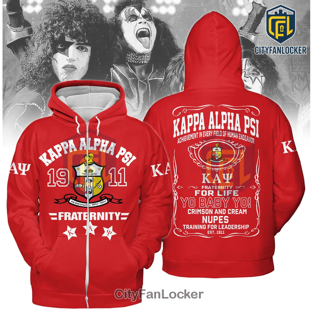 Kappa Alpha Psi Fraternity Crimson Red 1911 Red Shirt