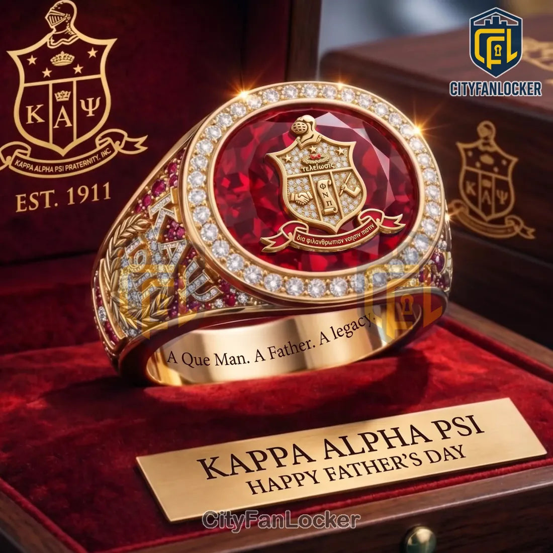 Kappa Alpha Psi Fraternity Father’s Day Ring