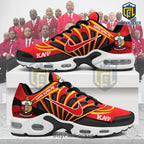 Kappa Alpha Psi Fraternity Red and Gold Custom Athletic TN Sneakers