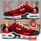 Kappa Alpha Psi Fraternity Red Black Personalized TN-Sneakers