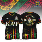 Kappa Alpha Psi Juneteenth Freedom Day 2025 Black Shirt