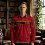 Kappa Alpha Psi Red and Gold Personalized Polo Shirt