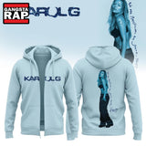 KaRol G Album NO ME ARREPIENTO DE SENTIR TANTO Zipper Hoodie , Music Trend Shirt