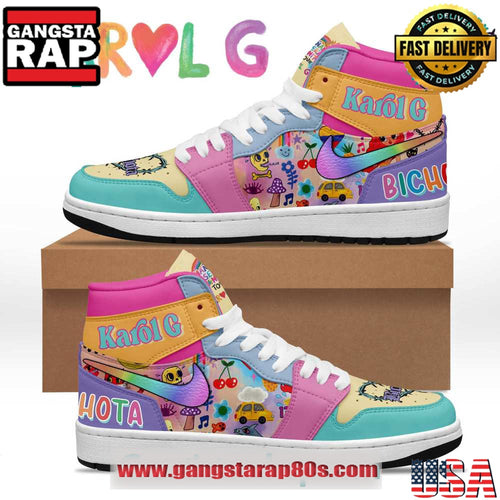 Karol G Bichota Limited Edition Air Jordan 1 Sneakers Shoes
