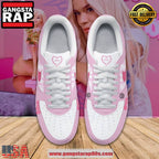 Karol G x Bratz Limited Edition Pink Air Force 1 Running Sneakers Shoes