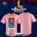 Katy Perry x World Cup 2026 FIFA CAN MEX USA Pink Baseball Jersey
