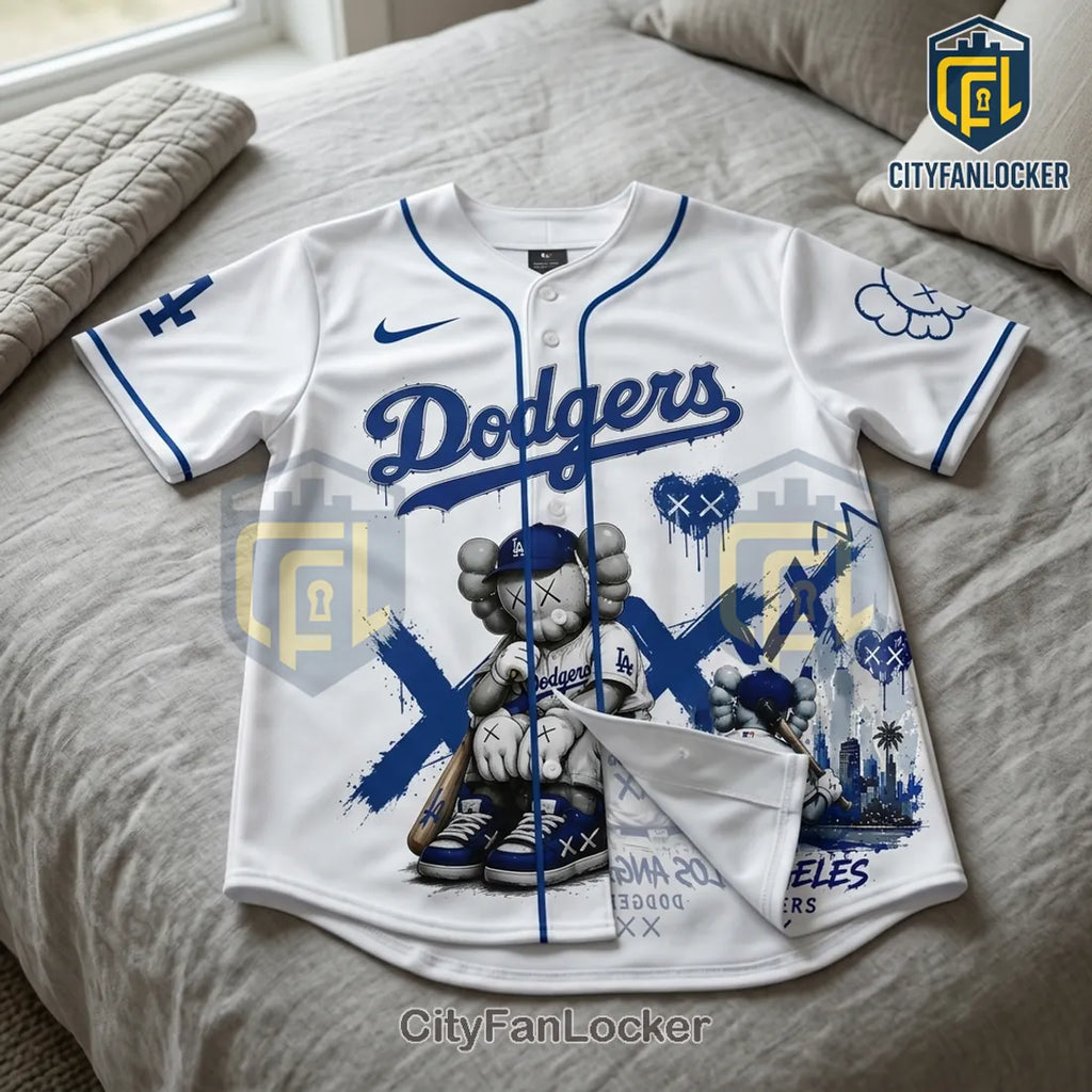 KAWS x Los Angeles Dodgers 2026 Edition Baseball Jersey