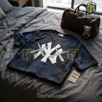 Kaws x New York Yankees Camo Baseball Jersey