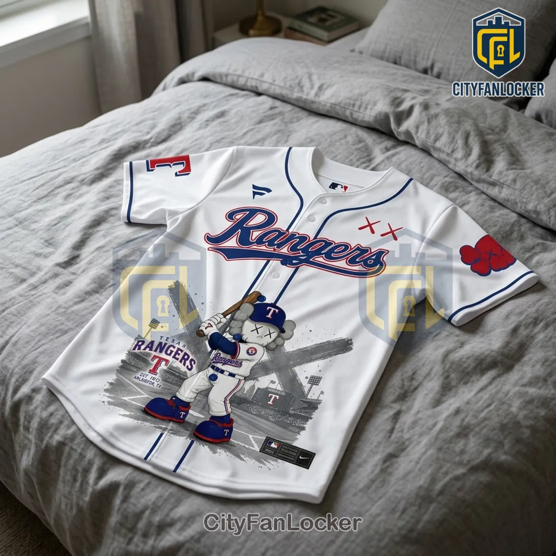 KAWS x Texas Rangers 2026 Edition Baseball Jersey
