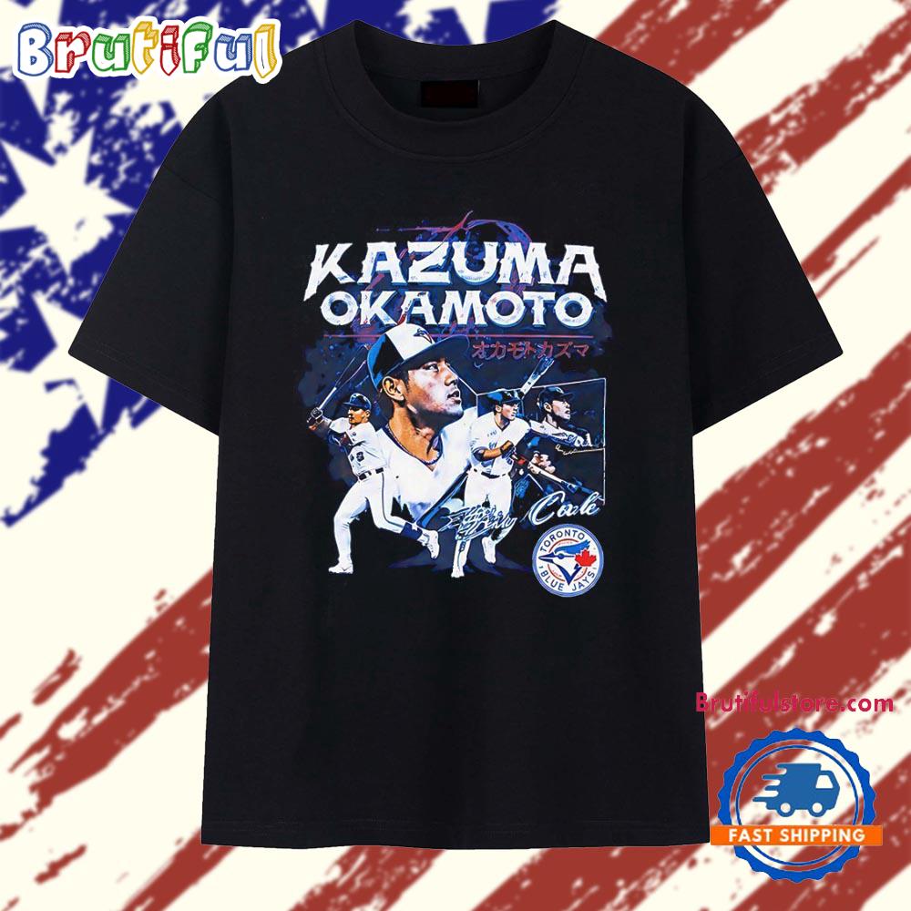 Kazuma Okamoto Toronto Blue Jays Signature T Shirt
