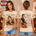 Keith Urban Autumn Portrait Pumpkin Motif Unisex 3D Shirt , Music Trend Shirt