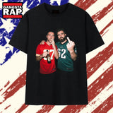 Kelce Brothers Travis Kelce And Jason Kelce Football Graphic T Shirt