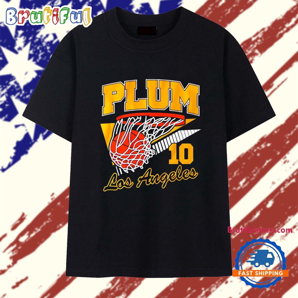 Kelsey Plum #10 Los Angeles Sparks Hoop Swish T Shirt